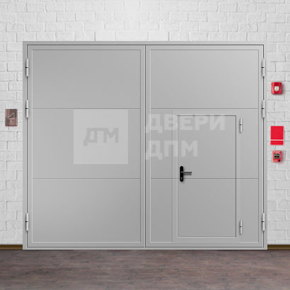 Огнеупорные складские ворота с калиткой ВПМ-45